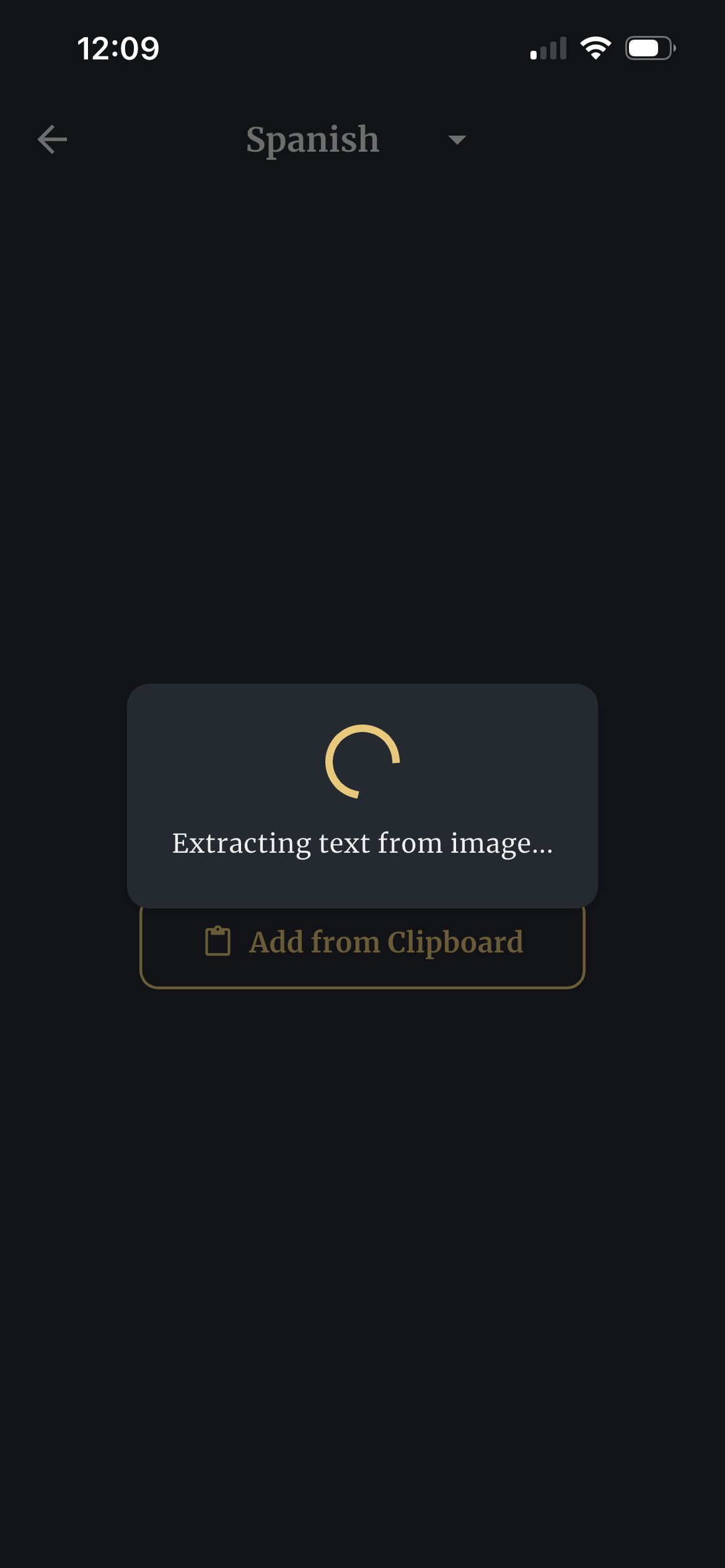 Extract text from a photo